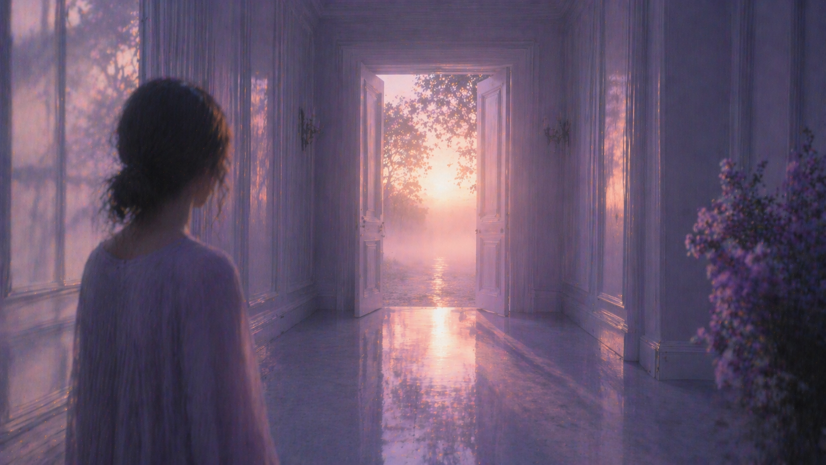 예지몽처럼 느껴지는 꿈의 선명함과 현실감을 떠올리게 하는 이미지